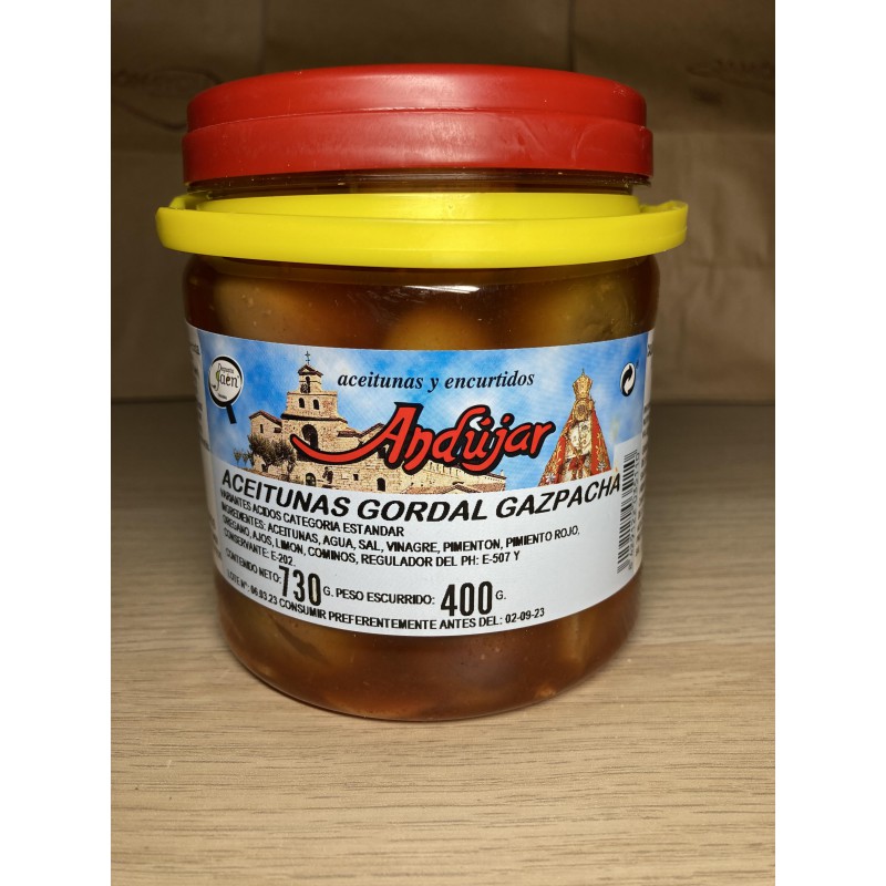 Oliwki GORDAL w sosie GAZPACHA 400 G PET