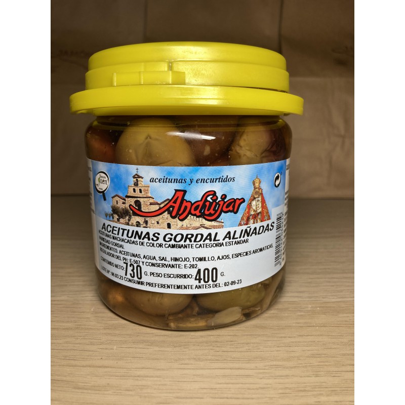 Oliwki GORDAL z ziołami 400 G PET