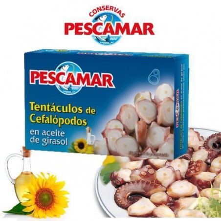 OŚMIORNICA W OLEJU SŁONECZNIKOWYM PESCAMAR 120 G