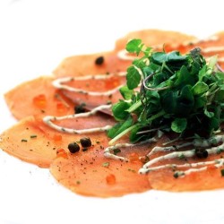Mrożone Karpaccio z ŁOSOSIA...
