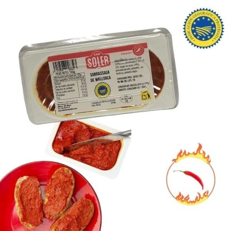 SOBRASADA DE MALLORCA PICANTE SOLER 150 GR