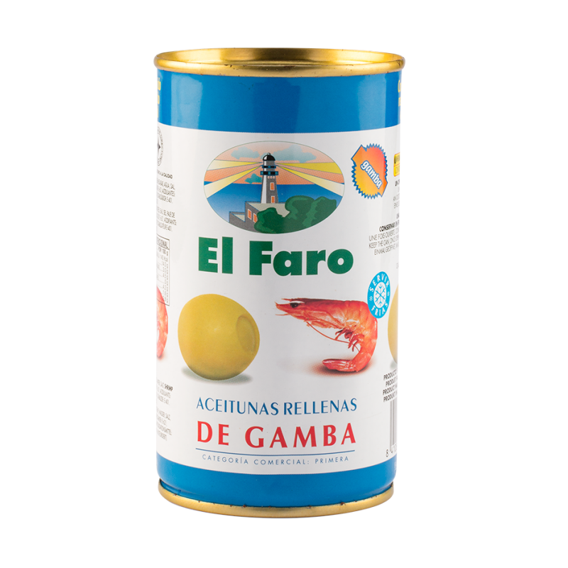 OLIWKI NADZIEWANE KREWETKAMI EL FARO 150 g