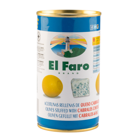 OLIWKI NADZIEWANE SEREM NIEBIESKIM EL FARO 150 g