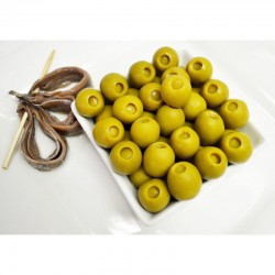 OLIWKI NADZIEWANE SARDELEM (ANCHOIS) EL FARO 150 g