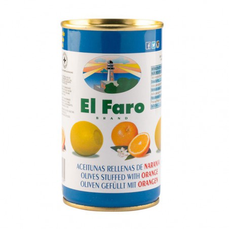 OLIWKI NADZIEWANE POMARAŃCZĄ EL FARO 150 g