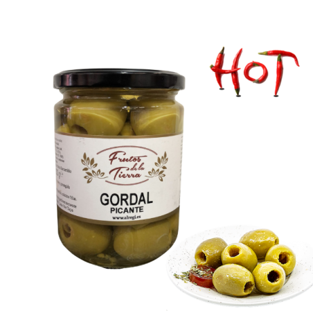 OLIWKI GORDAL PIKANTNE  FRUTOS DE LA TIERRA 445 ML