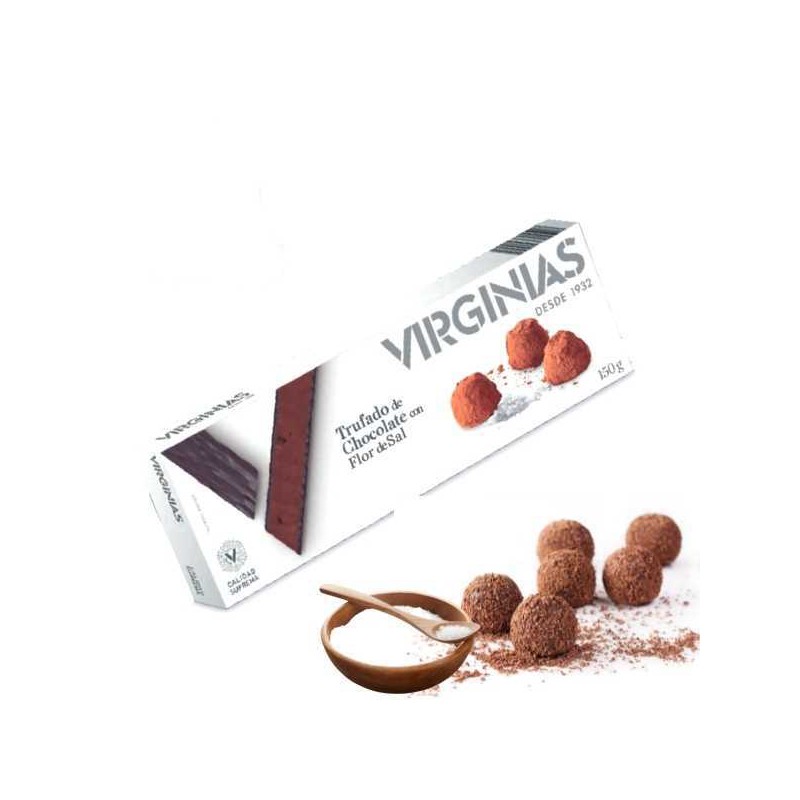 TURRON TRUFLOWY z czekolady z SOLĄ 150g