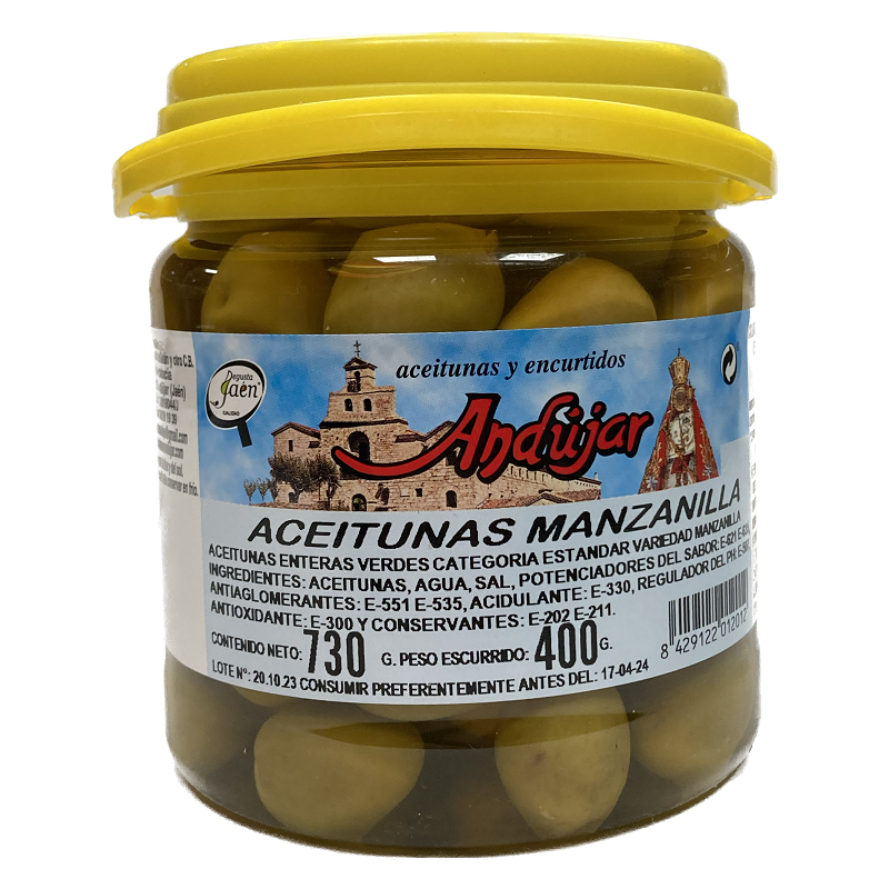 Oliwki MANZANILLA rumiankowe 400 g PET