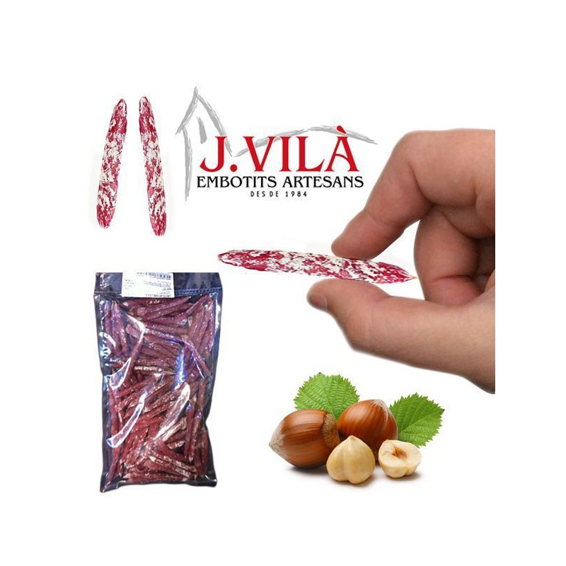 FUET SNACK Z ORZECHAMI LASKOWYMI J.VILA NA WAGĘ