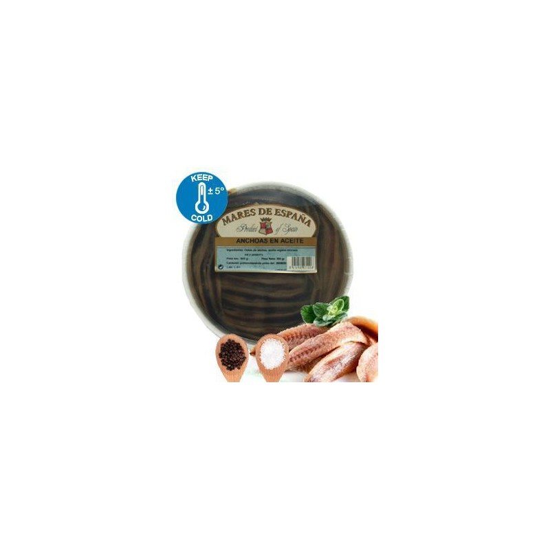 Anchois w oleju sł. Mares de Espana 850 gr