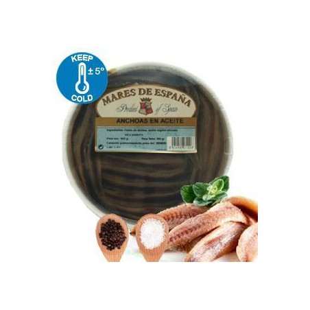 Anchois w oleju sł. Mares de Espana 850 gr