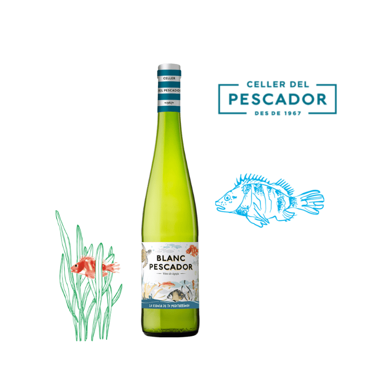 Wino BLANC PESCADOR półmusujące organiczne 0,75L