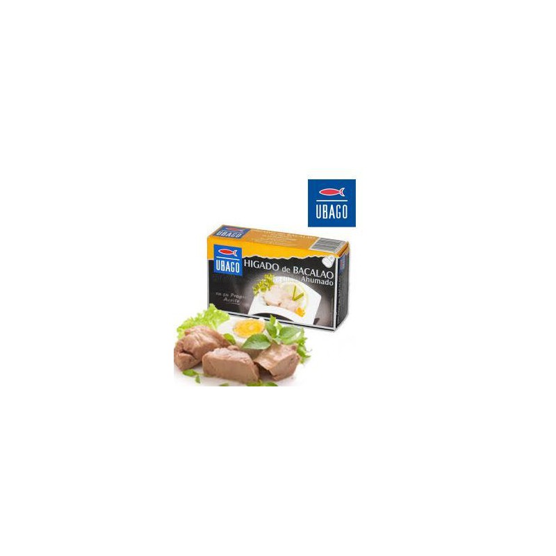 WĘDZONA WĄTROBA Z DORSZA W OLEJU UBAGO 100 GR