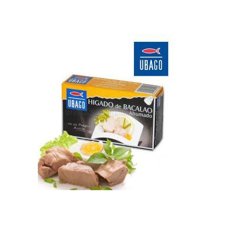 WĘDZONA WĄTROBA Z DORSZA W OLEJU UBAGO 100 GR