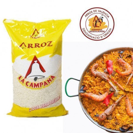 RYŻ 5 kg OKRĄGŁY DO PAELLI LA CAMPANA