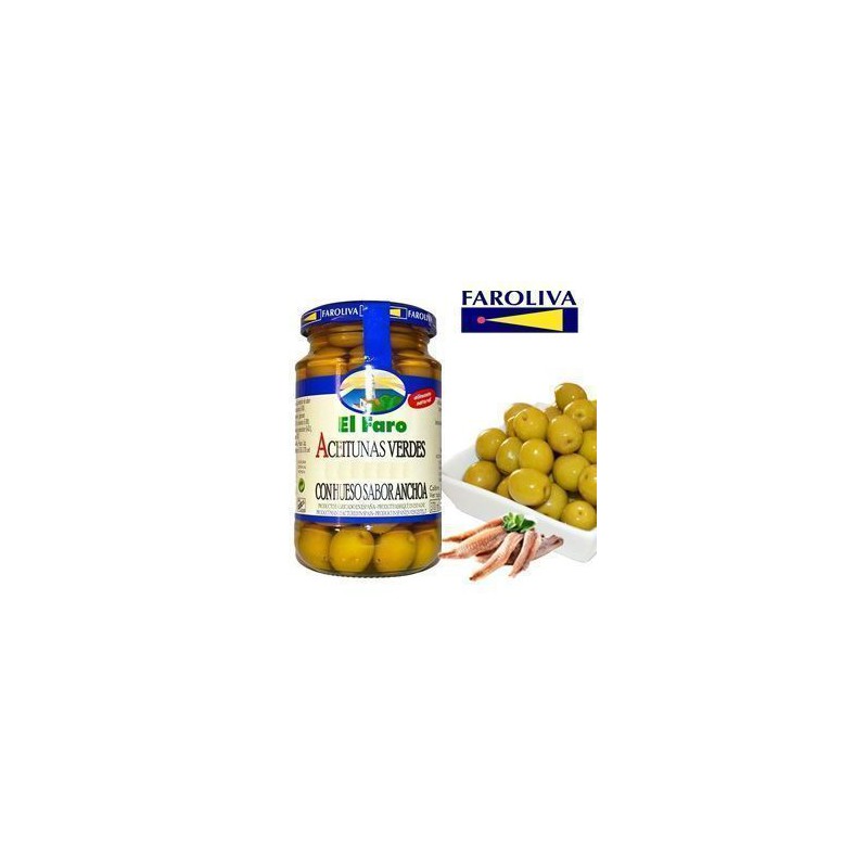 OLIWKI ZIELONE O SMAKU ANCHOIS EL FARO 370ML