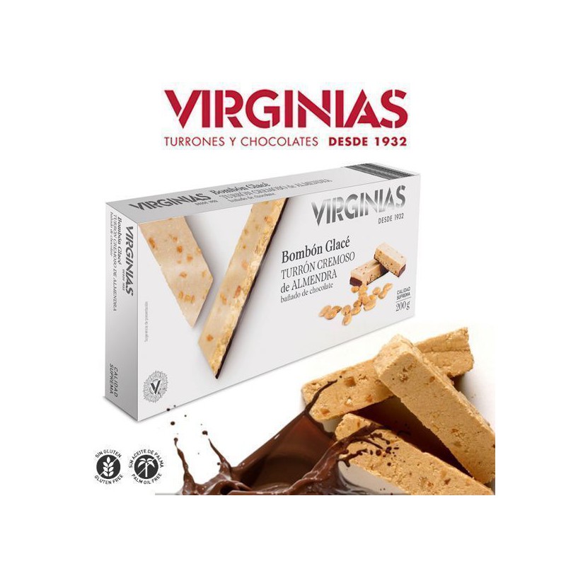 TURRON pralinowo-migdałowy VIRGINIAS 200 GR