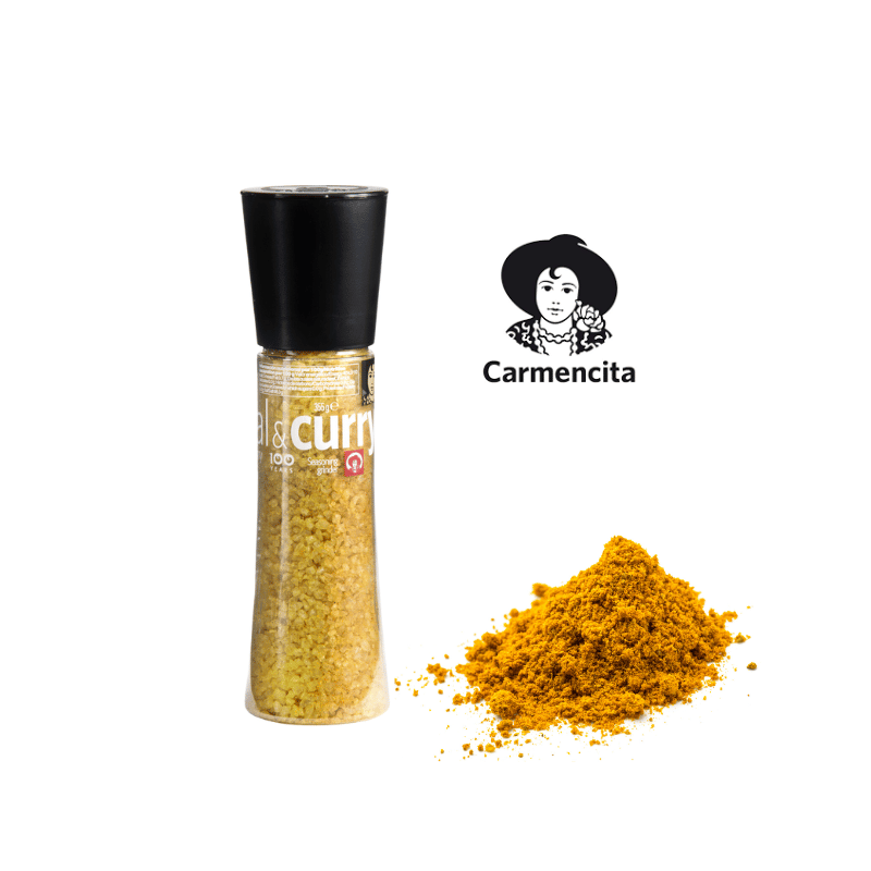 Młynek z solą i CURRY CARMENCITA 360 GR