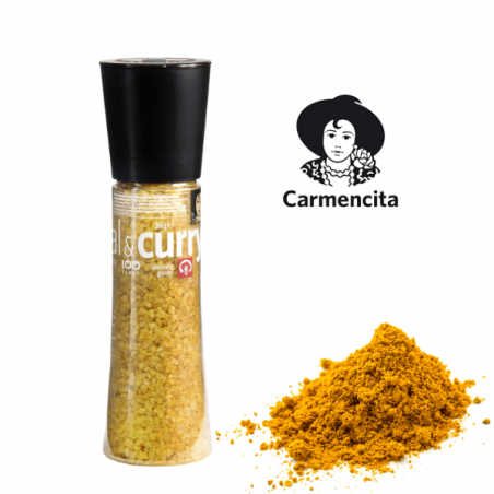 Młynek z solą i CURRY CARMENCITA 360 GR