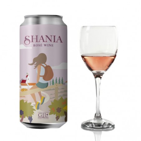 Wino różowe Shania Juan Gil puszka 0,25L