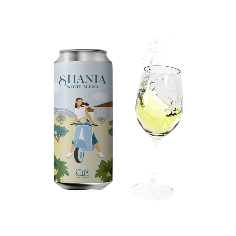 Wino białe Shania Juan Gil puszka 0,25L