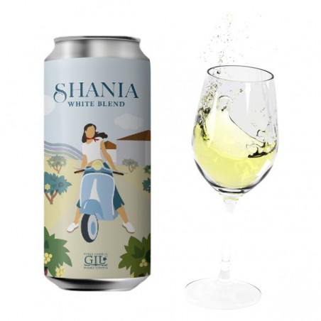 Wino białe Shania Juan Gil puszka 0,25L