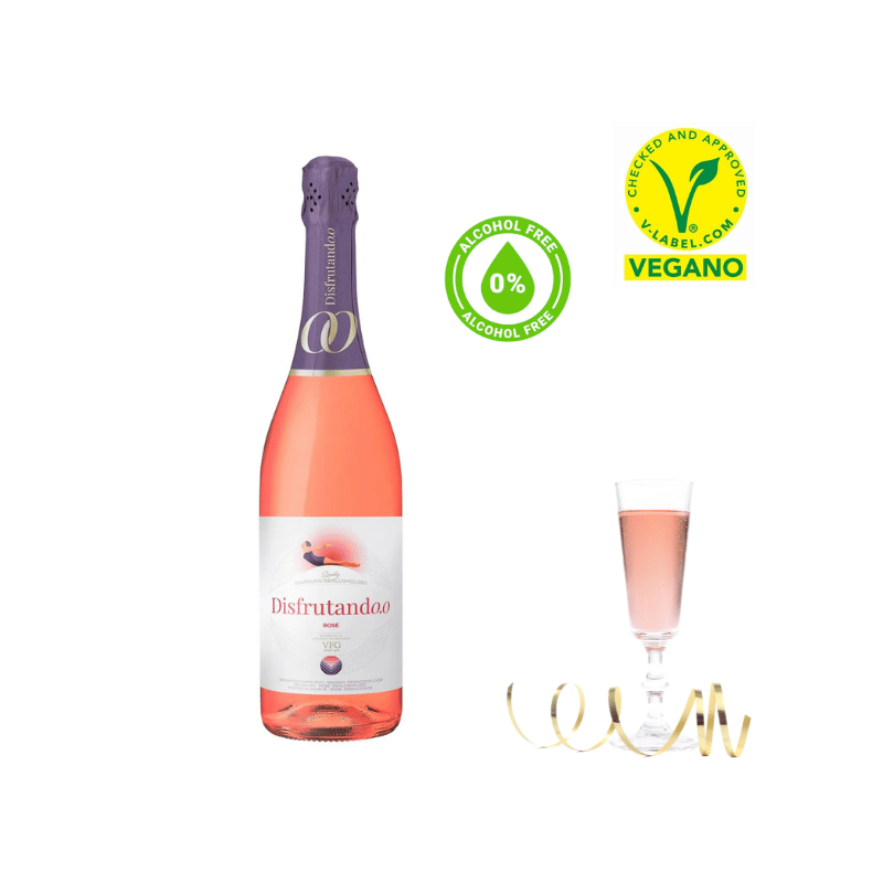 Wino DISFRUTANDO ROSADO musujące bezalk. 0,75L