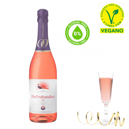 Wino DISFRUTANDO ROSADO musujące bezalk. 0,75L