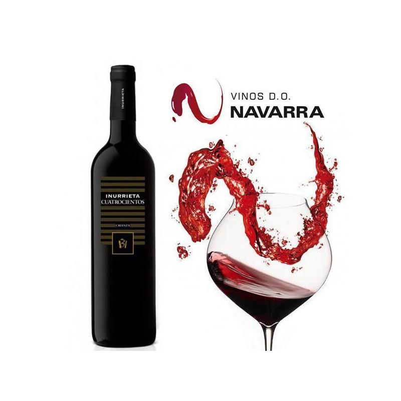 Wino Crianza Navarra CUATROCIENTOS DE INURRIETA 750 ml