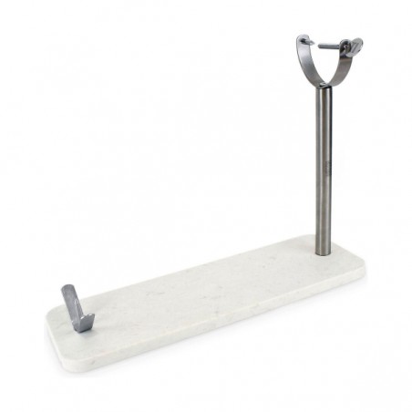 STOJAK NA SYZNKĘ Quttin Stal Marmur 48,5 x 16 x 1,8 cm 