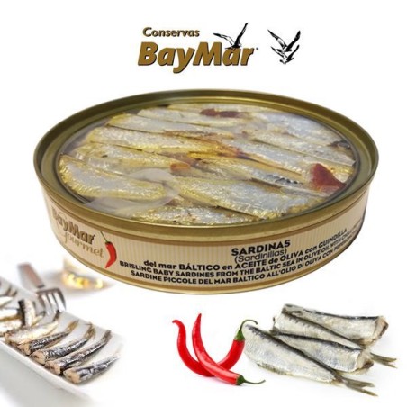 SARDYNY W OLIWIE Z OLIWEK BAYMAR OSTRE 120g