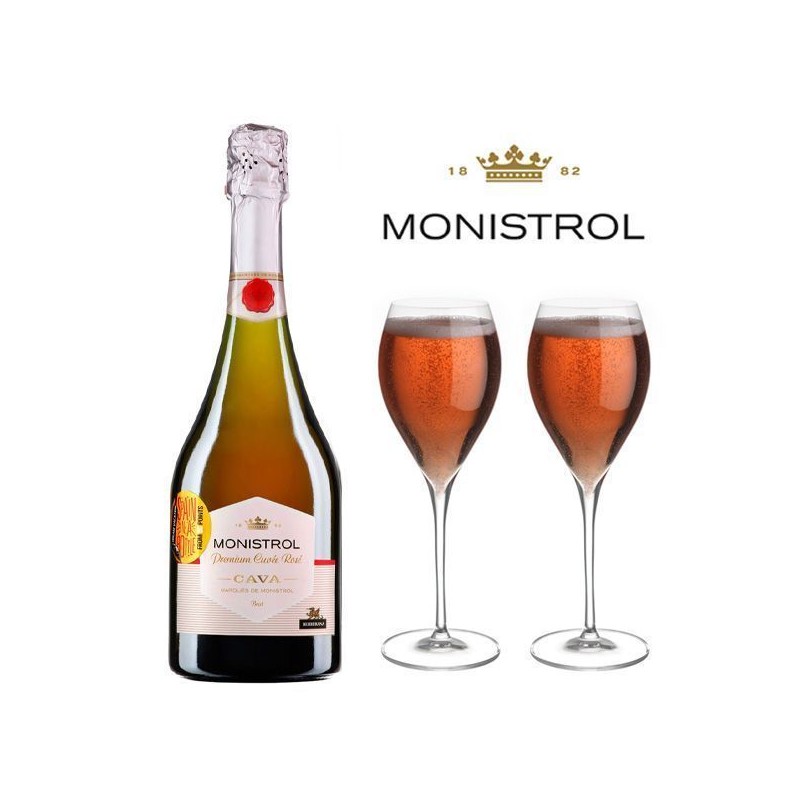 Cava Premium Cuvee MARQUÉS DE MONISTROL ROSADO BRUT 750 ml