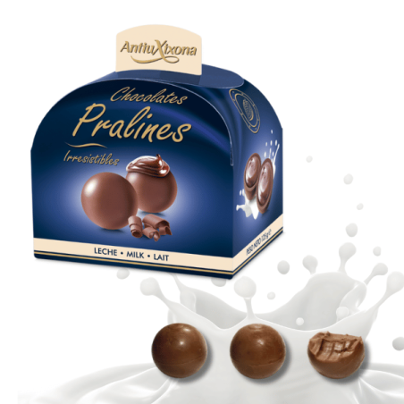 Mleczne czekoladkii pralinowe 125g Antiu Xixona