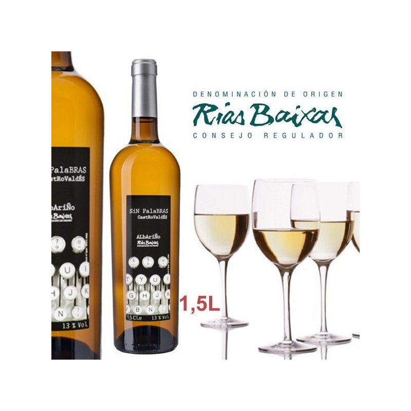 Wino B.CASTRO ALBARINO VALDES SIN PALABRAS RIAS BAIXAS 1,5 L.