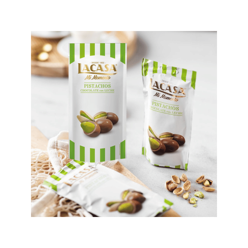 Pistacje w czekoladzie mlecznej 50 gr