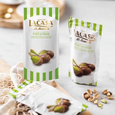 Pistacje w czekoladzie mlecznej 50 gr