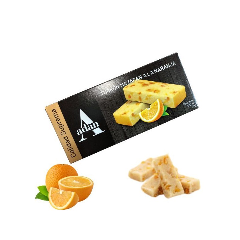 TURRON marzepanowy z pomarańczą ADAN 200 GR